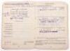 WW2 German Army Supply Unit Soldbuch and Award Citation Set - 23