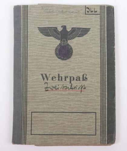 WW2 German Army Signals Regiment 512 Wehrpass