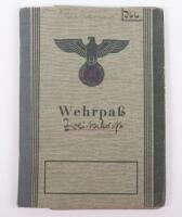 WW2 German Army Signals Regiment 512 Wehrpass