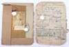 WW2 German Army Grenadier Marsch Kompanie Nr2 Partial Soldbuch