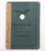 WW2 German Luftwaffe Soldbuch LS-Abteilung Motorised 21