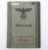 Interesting WW2 German Russian Front Casualty Wehrpass Grenadier Regiment 109 - 2