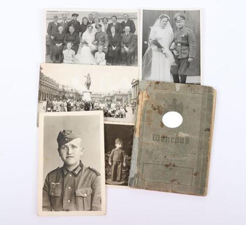 WW2 German Army Wehrpass of Alfred Goffmann Who Possibly Later Served with a Military Intelligence Unit