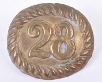 Scarce 28th (North Gloucestershire) Regiment of Foot Other Ranks Back Badge 1830-1880