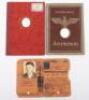Third Reich Deutsches Arbeitsfront (D.A.F) Work Book Grouping