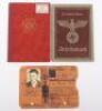 Third Reich Deutsches Arbeitsfront (D.A.F) Work Book Grouping - 2