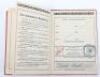 Third Reich Deutsches Arbeitsfront (D.A.F) Work Book Grouping - 7