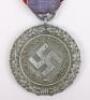WW2 German Wherpass with Entry for the Luftschutz Decoration - 3