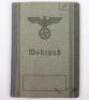 WW2 German Luftwaffe Airfield Worker Wehrpass - 2