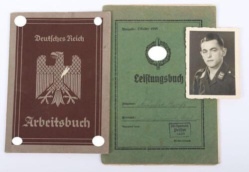 Third Reish SA (Sturmabteilung) Leistungsbuch Grouping