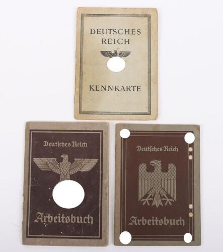 Third Reich Civilian Document Grouping of Augustine Pillarck,