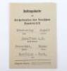 Third Reich Reichsluftschutzbund (R.L.B) Document Grouping - 7