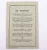 Third Reich Reichsluftschutzbund (R.L.B) Document Grouping - 13