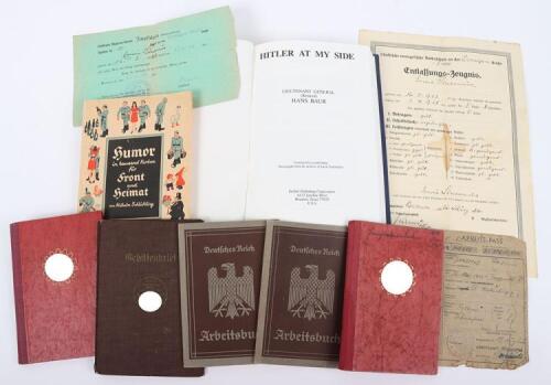 Grouping of Third Reich Documents / Membership Books