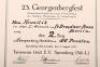 Third Reich NSRL Sports Association Citation - 3