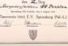 Third Reich NSRL Sports Association Citation - 4