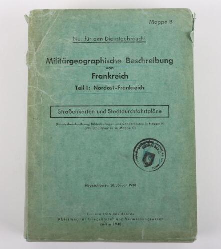 WW2 German Army 1940 Invasion Maps of France