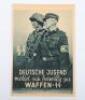 WW2 German Waffen-SS Hitlerjugend Division Recruitment Postcard