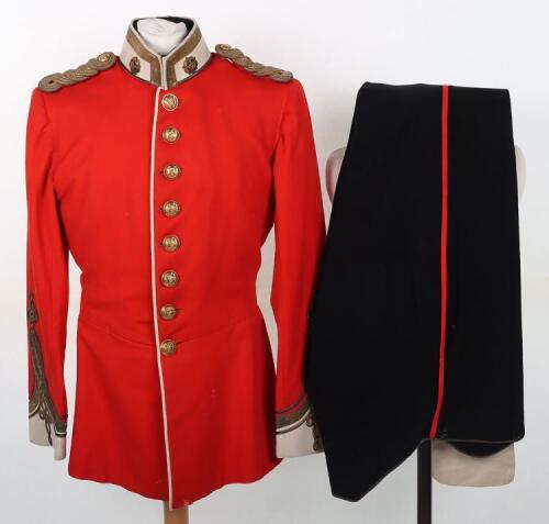 British Officers Full Dress Uniform of the Hampshire Regiment Militia