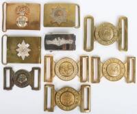 Grouping of Other Ranks Waist Belt Clasps