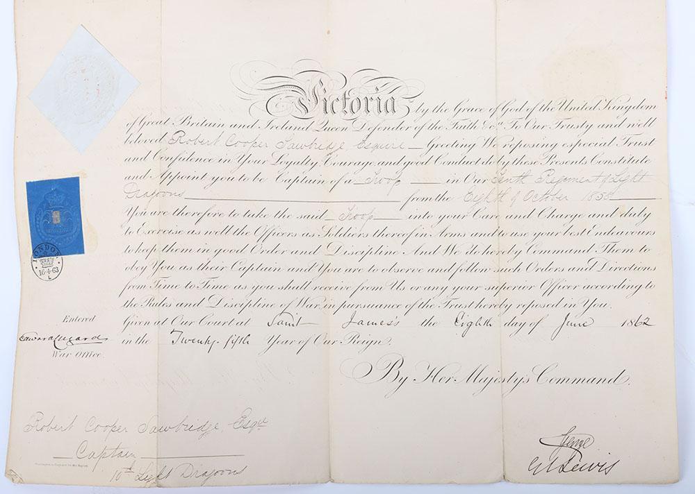 Grouping of Early Victorian Commission Documents of Robert Cooper ...