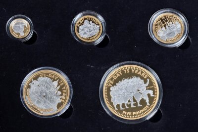 Hattons of London 2020 Five Coin Proof Gold (22ct) Sovereign Set, VE Day 75th Anniversary - 2