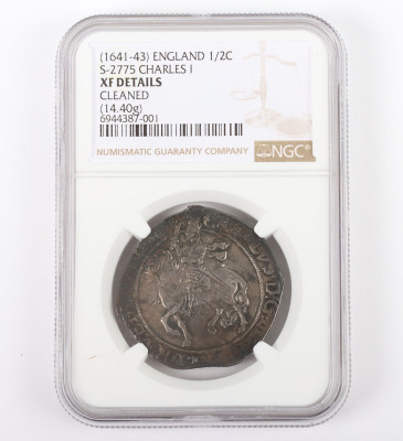 NGC - Charles I (1625-49), Halfcrown, Tower mint - 4