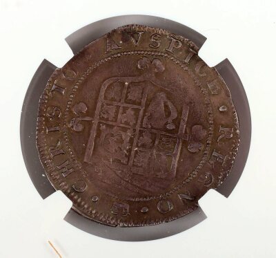 NGC Ð Charles II (1660-85), Shilling, Hammered Coinage, Third Issue - 5