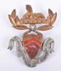 Victorian Gloucestershire Regiment Officers Forage Cap Badge