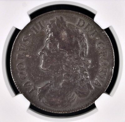 NGC Ð James II (1685-88), Crown, 1687 - 3