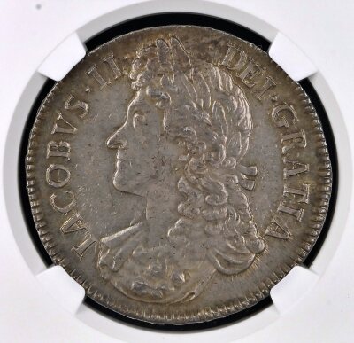 NGC Ð James II (1685-88), Crown, 1687