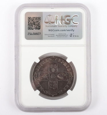 NGC - James II (1685-88), Halfcrown, 1687 - 5