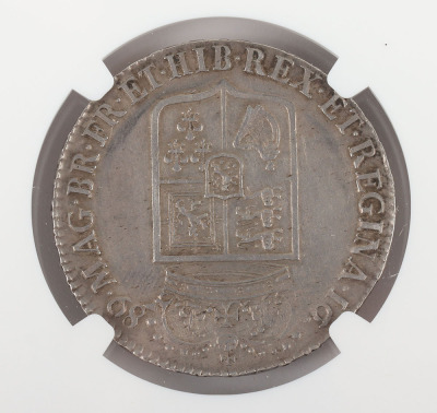 NGC - William & Mary (1689-94), Halfcrown, 1689 - 4