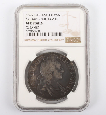 NGC Ð William III (1694-1702), Crown, 1695, Octavo - 3