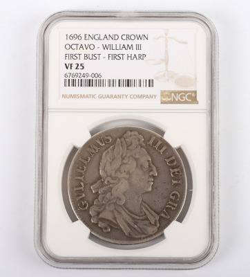 NGC Ð William III (1694-1702), Crown, 1696, Octavo - 3