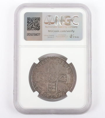 NGC Ð William III (1694-1702), Halfcrown 1698 - 7