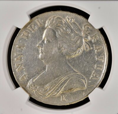 NGC &ETH; Anne (1702-14), Crown, 1707E post-Union - 2