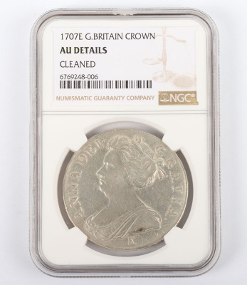 NGC &ETH; Anne (1702-14), Crown, 1707E post-Union - 4