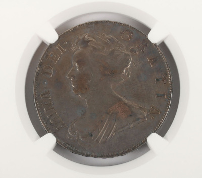 NGC &ETH; Anne (1702-14), Halfcrown, 1707, pre-Union - 3