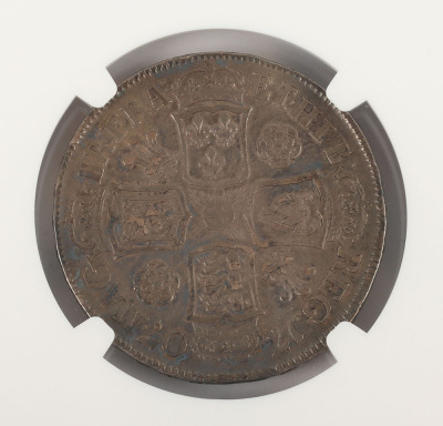 NGC &ETH; Anne (1702-14), Halfcrown, 1707, pre-Union - 4