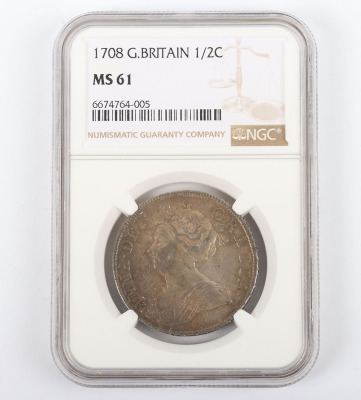 NGC Ð Anne (1702-14), Halfcrown, 1708, post-Union - 3