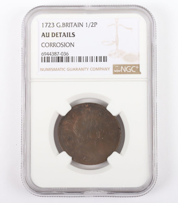 NGC Ð George I (1714-27) Halfpenny 1723 - 2