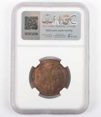 NGC Ð George I (1714-27) Halfpenny 1723 - 4