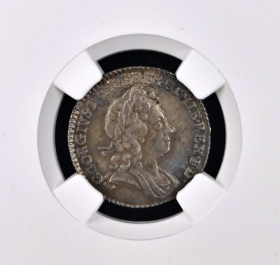 NGC - George I (1714-27), Sixpence, 1723 - 3