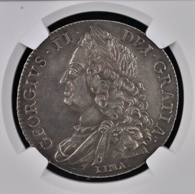 NGC Ð George II (1727-1760), Crown, 1746 LIMA