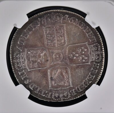 NGC Ð George II (1727-1760), Crown, 1746 LIMA - 2