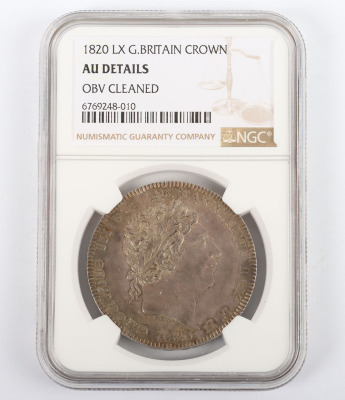 NGC Ð George III (1760-1820), Crown, 1820, LX - 5