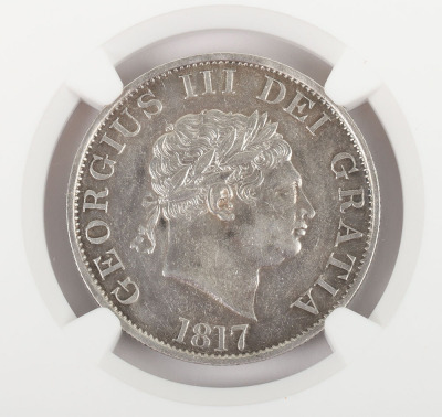 NGC Ð George III (1760-1820), Halfcrown 1817 - 4