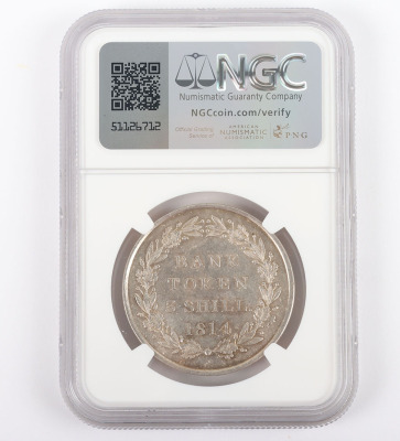 NGC - George III (1760-1820), 1814 Bank of England Three Shillings - 4