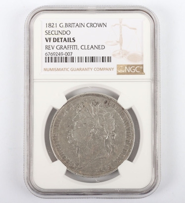 NGC Ð George IV (1820-30), Crown, 1821, Secundo